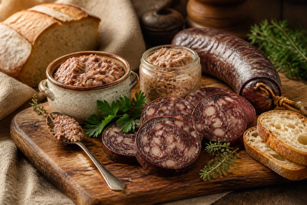Assortiment charcuterie bretonne authentique