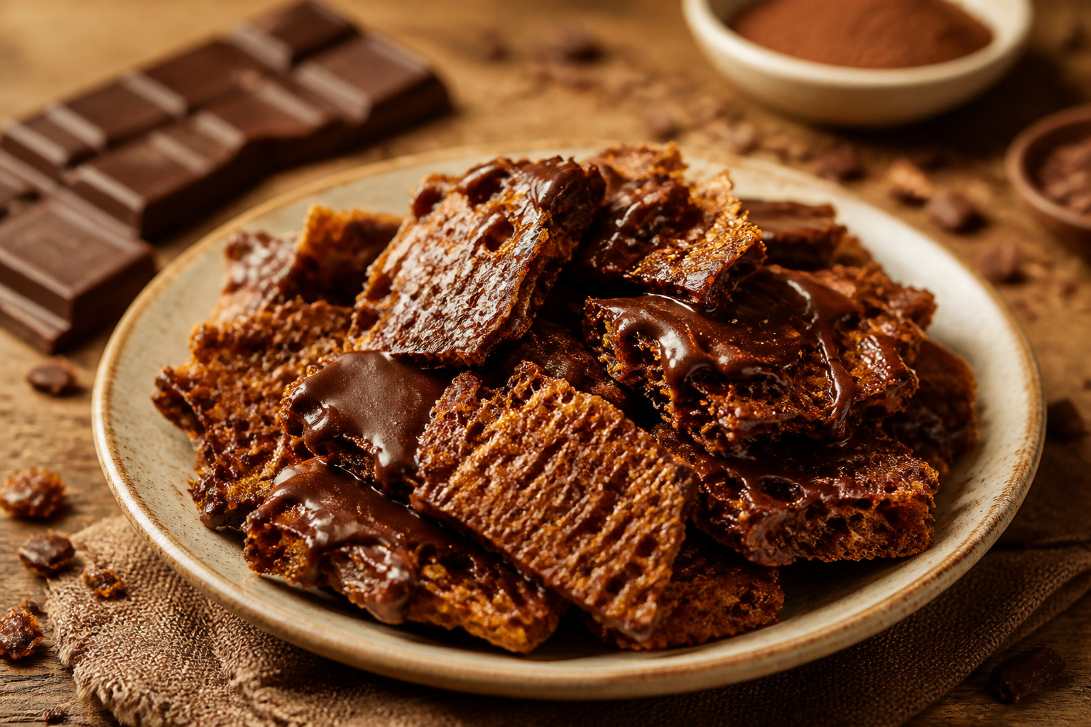 Croustillant chocolat-crêpe dentelle : l&rsquo;essentiel