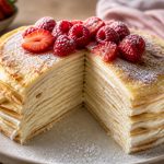 Gateau de crepes gourmand aux fruits rouges