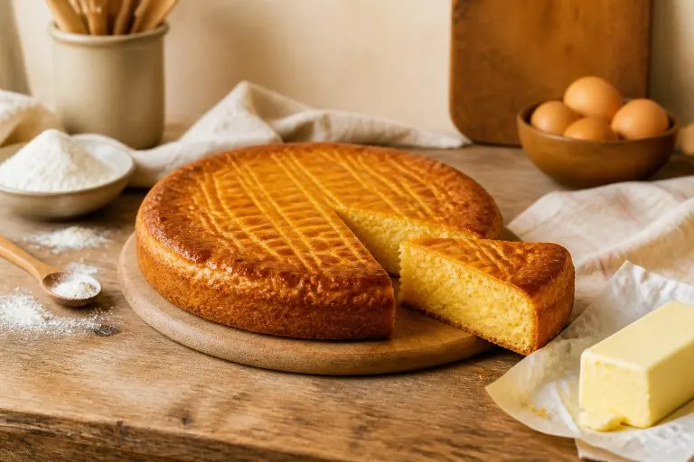 Gateau breton dore et moelleux