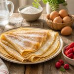 Crepes sans lait aux fruits rouges