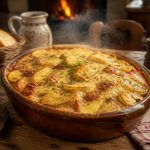 Tartiflette fumante et doree
