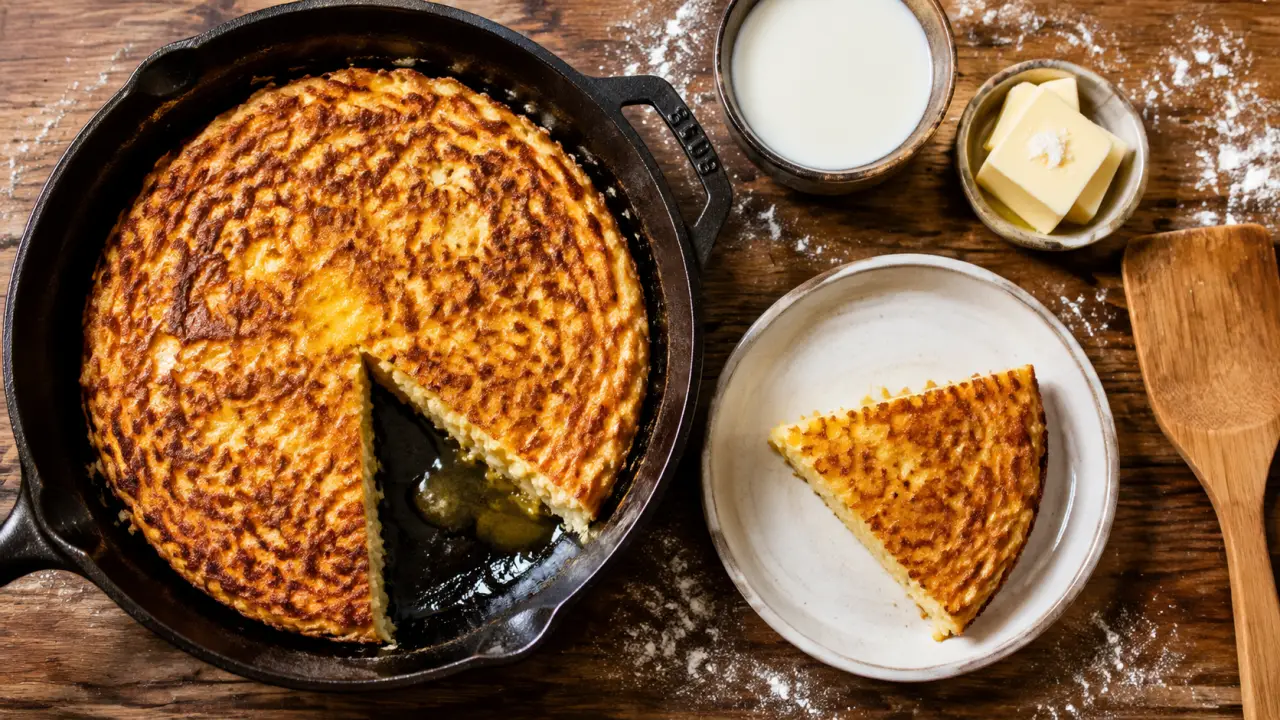 Farz pitilig : pâte épaisse, feu moyen et retournement à l’assiette
