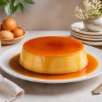 Flan au caramel parfait tout juste demoule